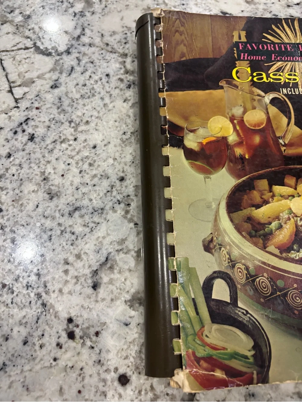 Lot of 2 Vtg Home Economics Teachers Cookbooks 1965 Casseroles & 1982 Desserts